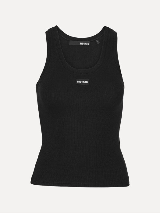 Rotate μαύρο basic tank top