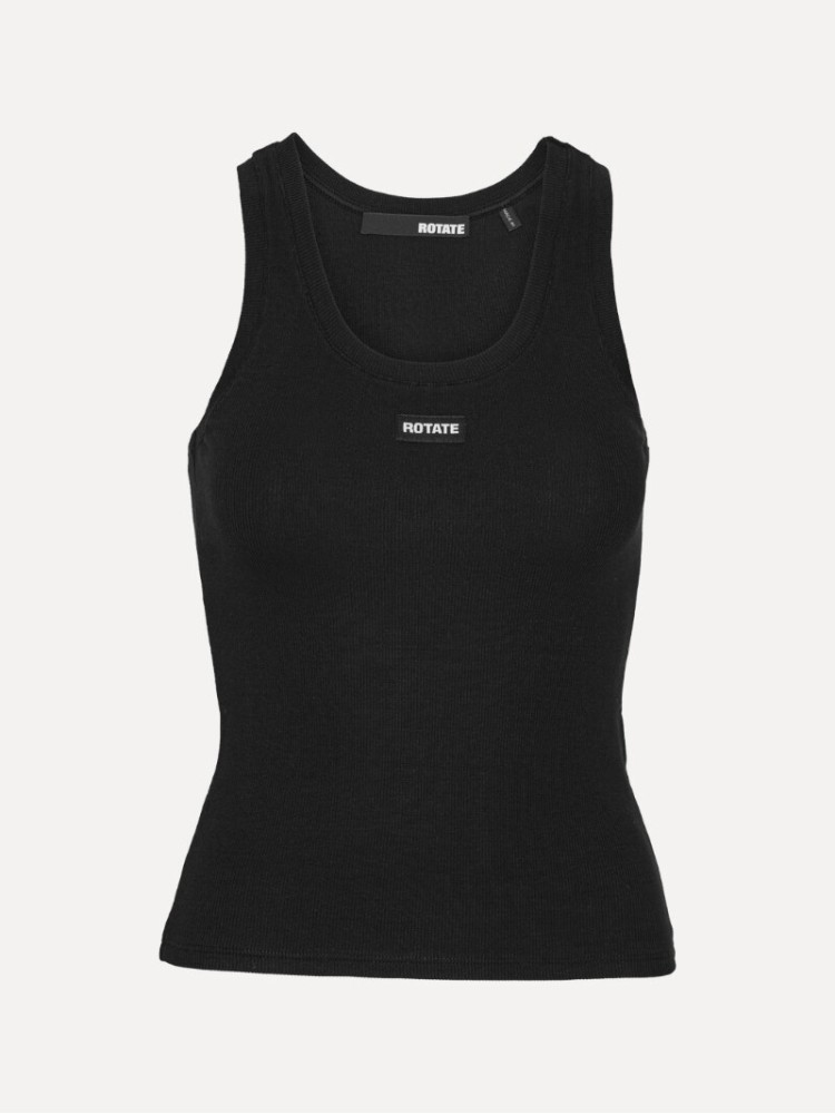 Rotate μαύρο basic tank top