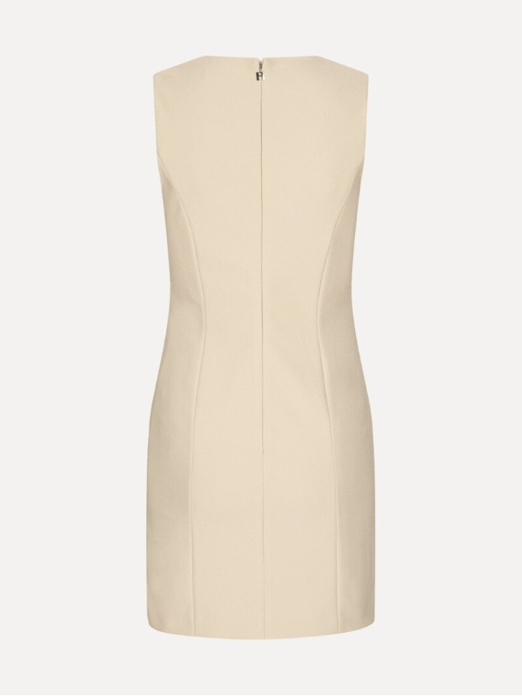 Rotate cream crepe mini floral dress