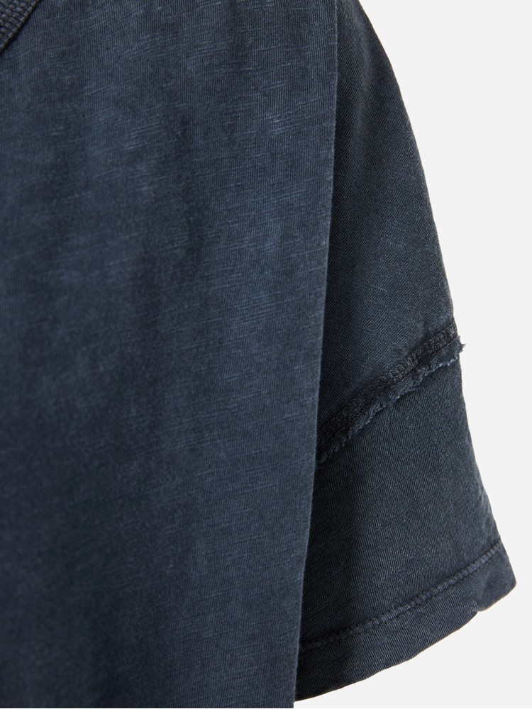 Dirty Laundry vintage blue oversized v-neck t-shirt