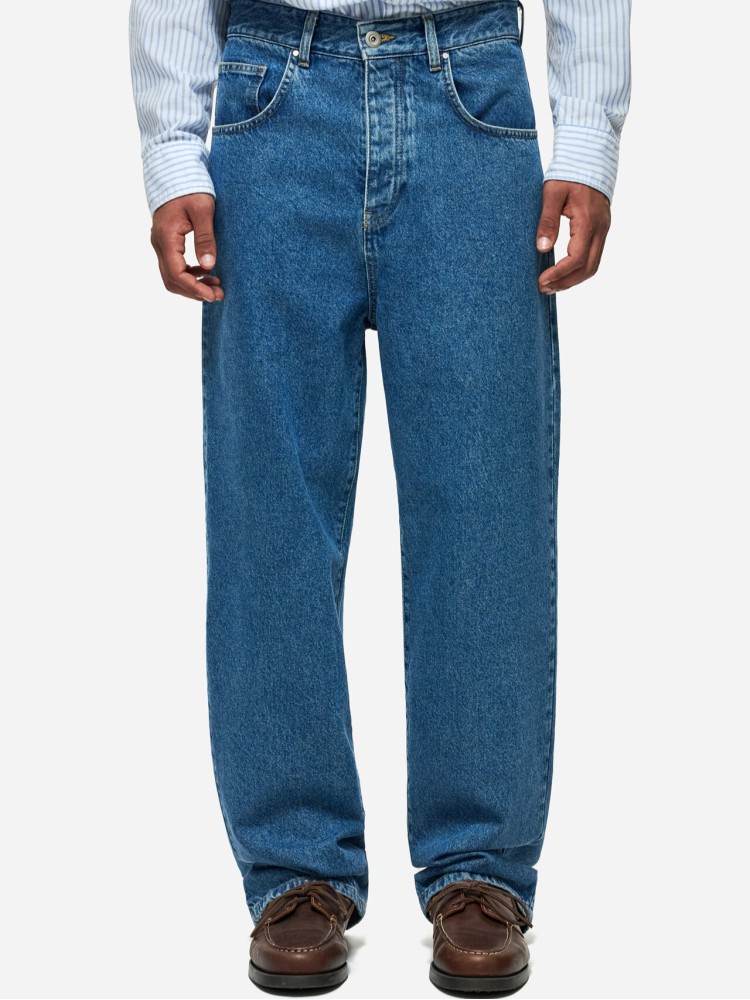 Dirty Laundry acid blue oversized denim pant