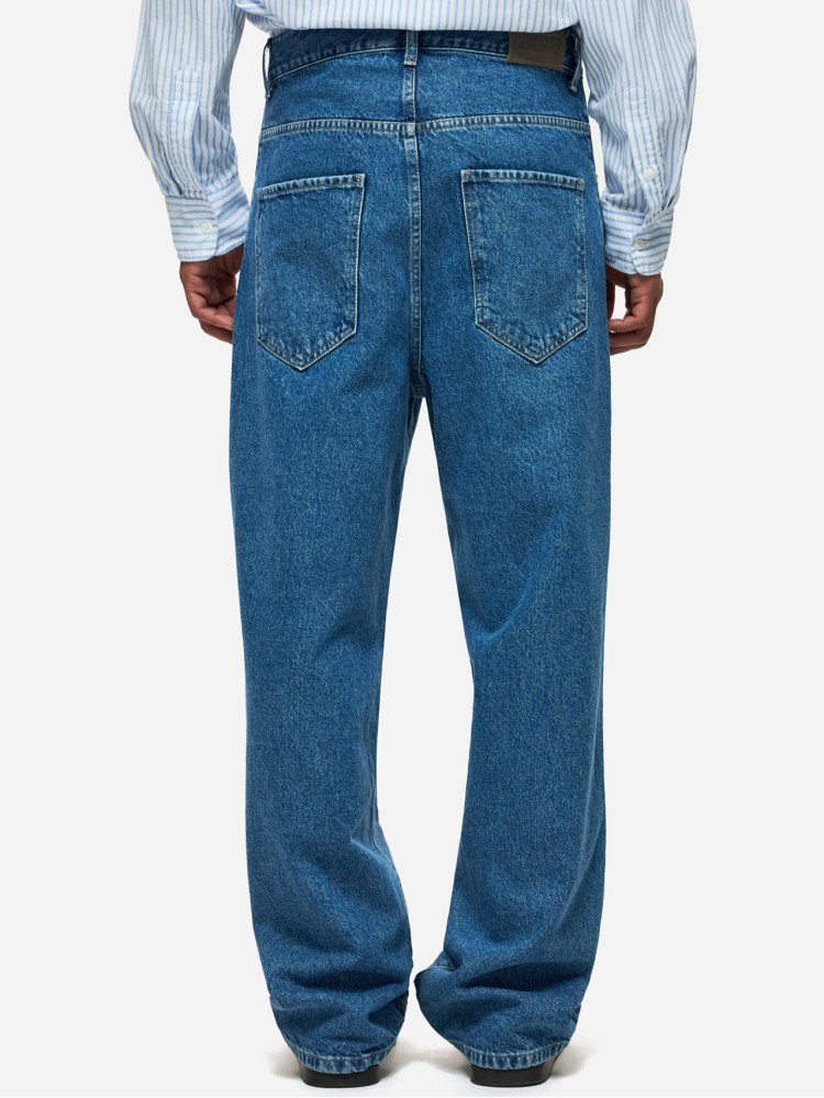 Dirty Laundry acid blue oversized denim pant
