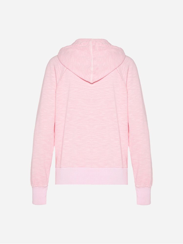 Dirty Laundry bubblegum w regular cotton full zip cardigan