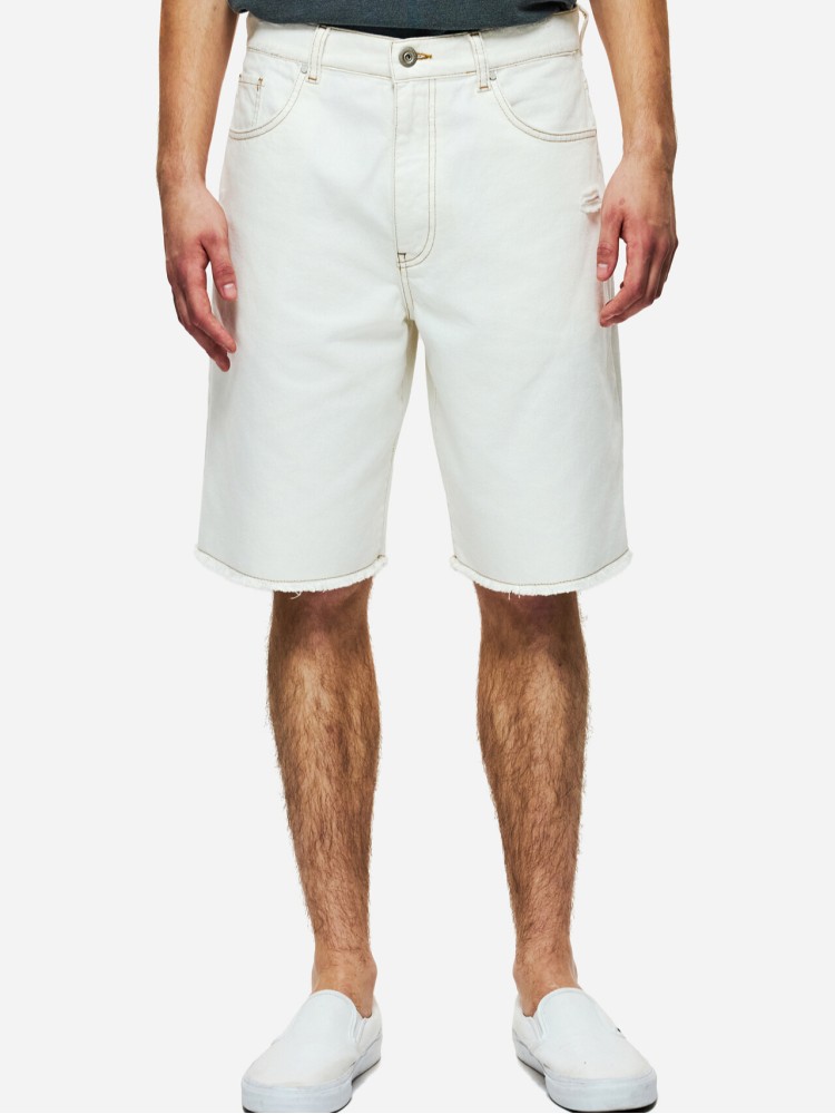 Dirty Laundry off white bull τζιν βερμούδα 