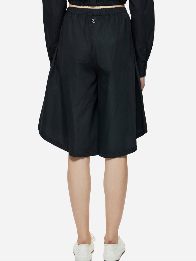 Dirty Laundry μαύρη μακριά βερμούδα