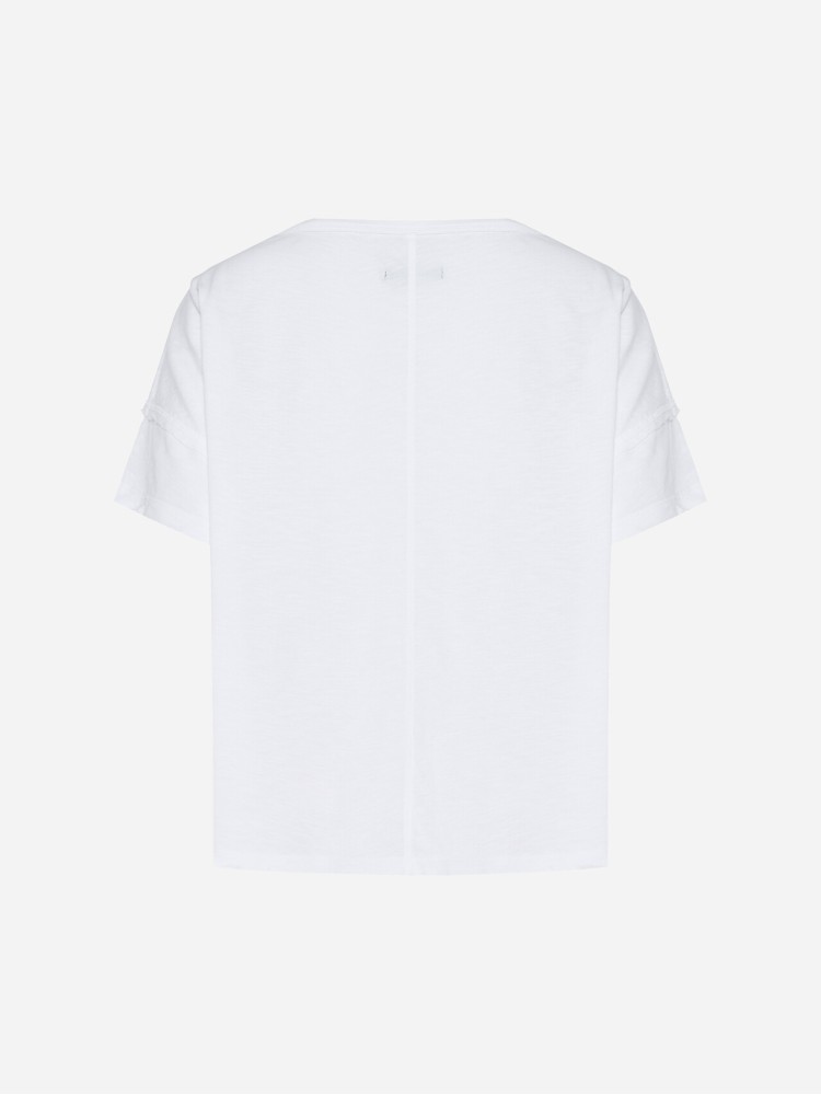 Dirty Laundry white oversized v-neck t-shirt