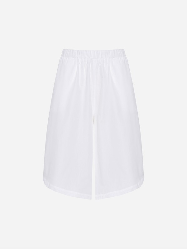 Dirty Laundry άσπρη μακριά βερμούδα