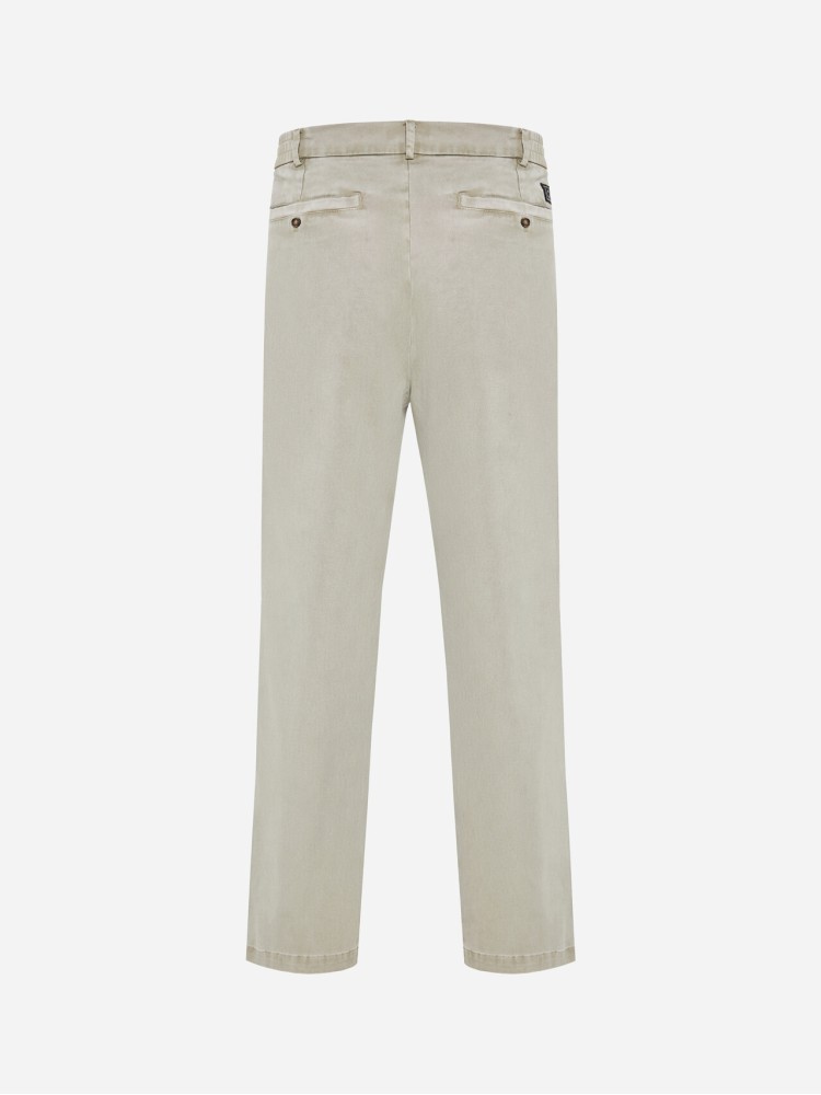 Dirty Laundry vintage greige παντελόνι με πιέτες σε άνετη γραμμή