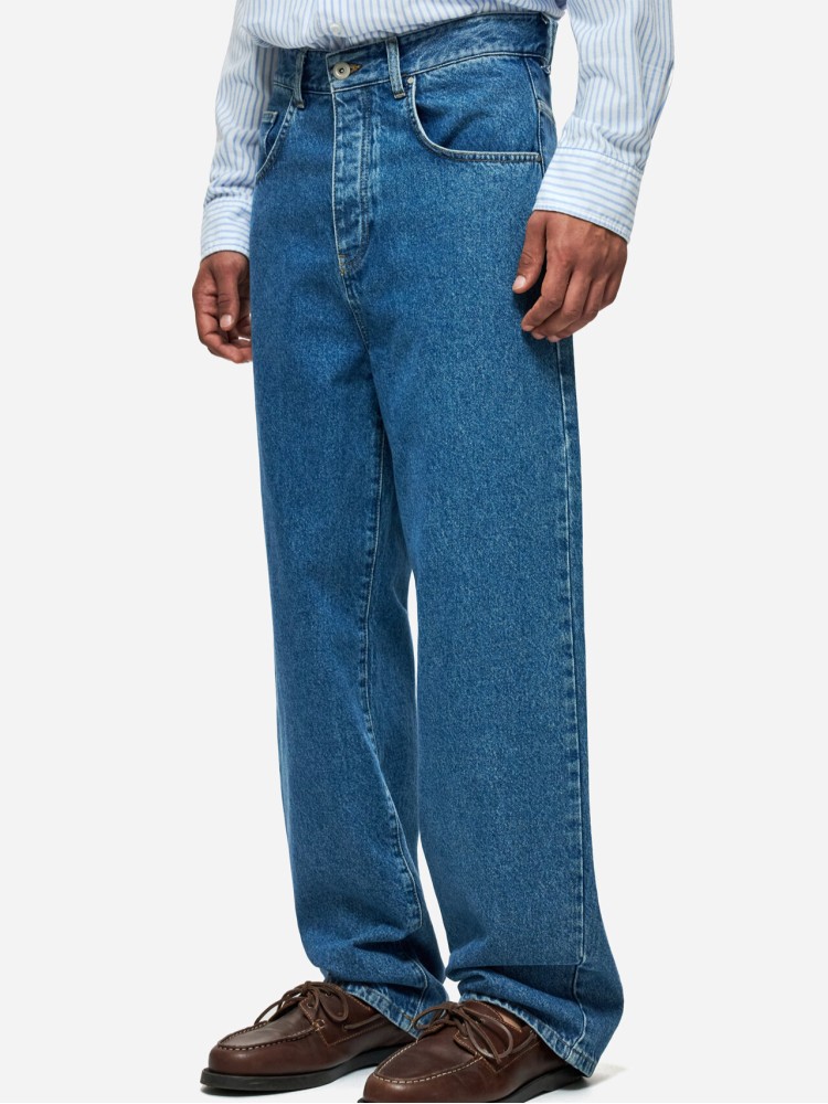 Dirty Laundry acid blue oversized denim pant