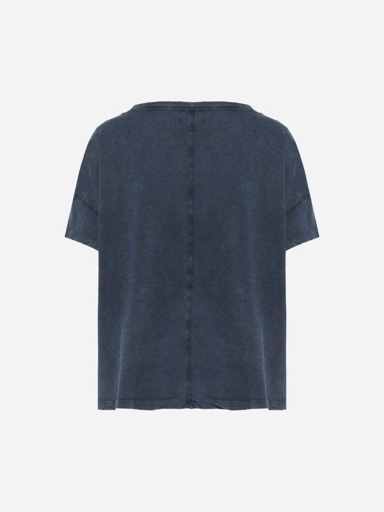 Dirty Laundry vintage blue oversized v-neck t-shirt