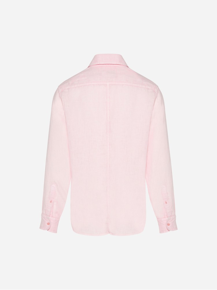 Dirty Laundry bubblegum κλασσικό λινό πουκάμισο