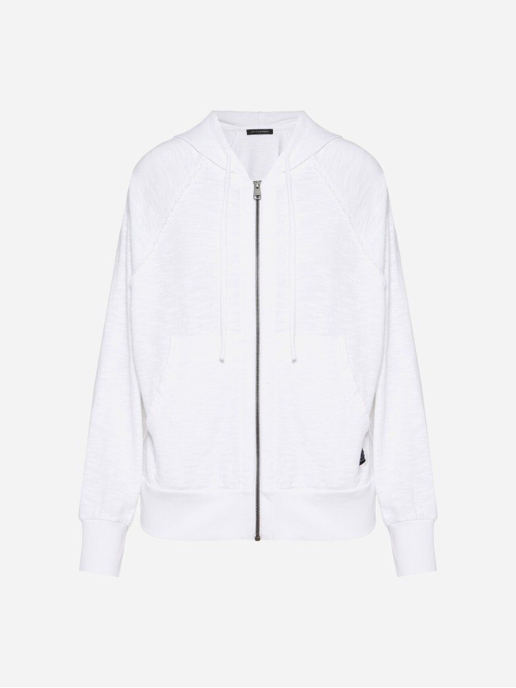 Dirty Laundry white w regular cotton full zip cardigan