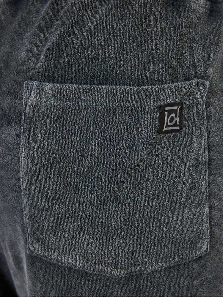 Dirty Laundry γκρι πετσετέ βερμούδα