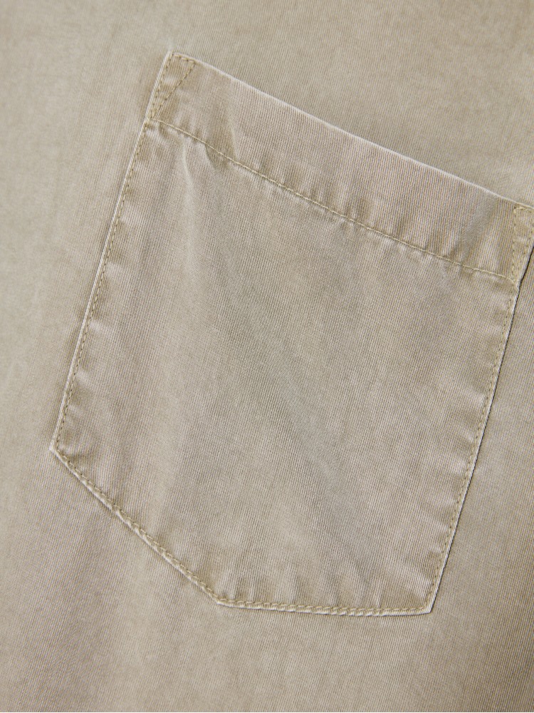 Dirty Laundry lightweight byron greige πουκάμισο