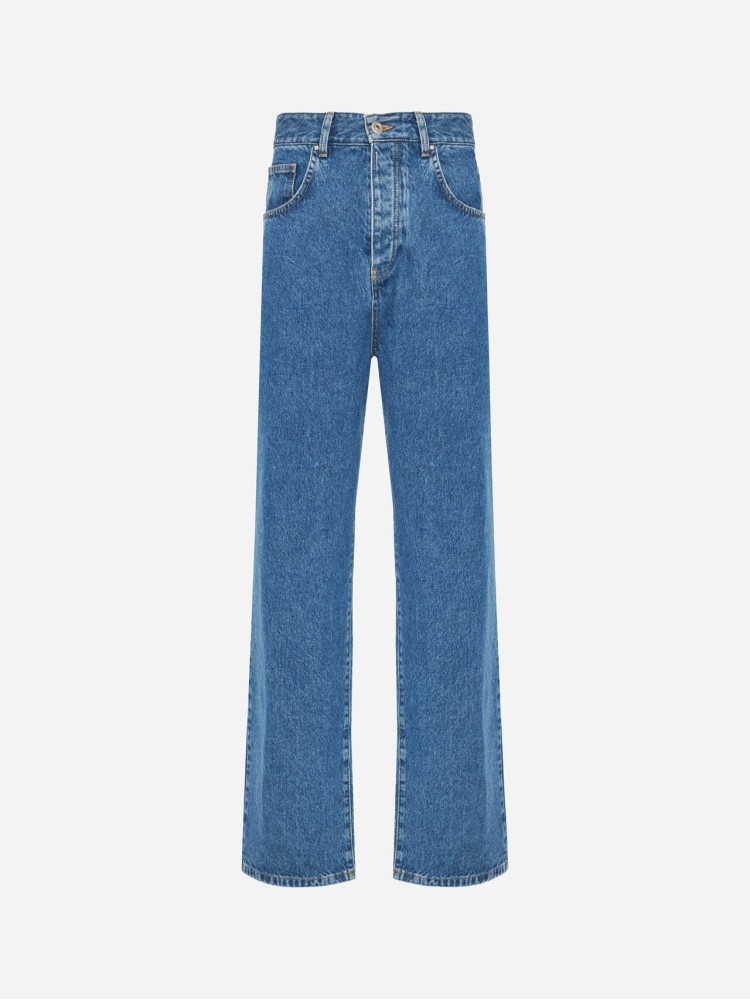 Dirty Laundry acid blue oversized denim pant