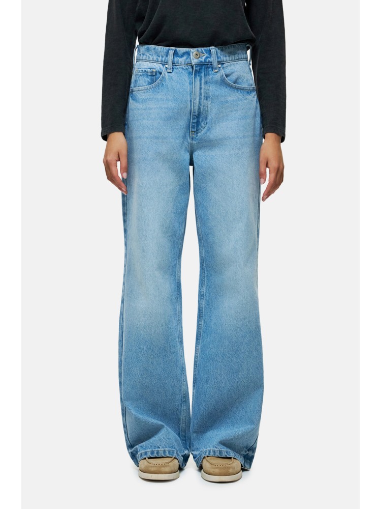 Dirty Laundry medium blue wide leg denim pant