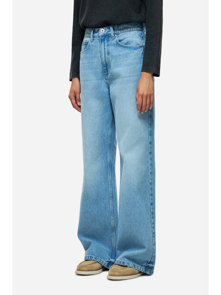 Dirty Laundry medium blue wide leg denim pant