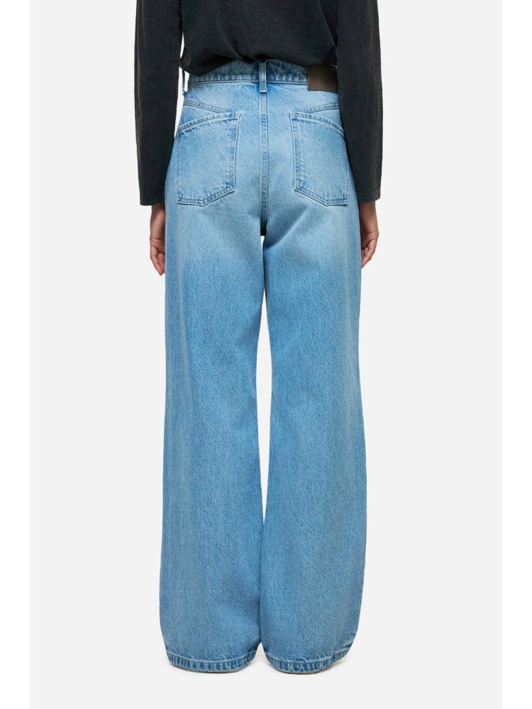 Dirty Laundry medium blue wide leg denim pant