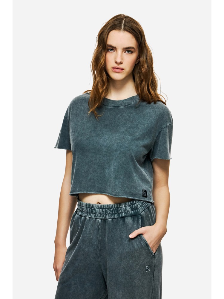 Dirty Laundry vintage grey boxy t-shirt 