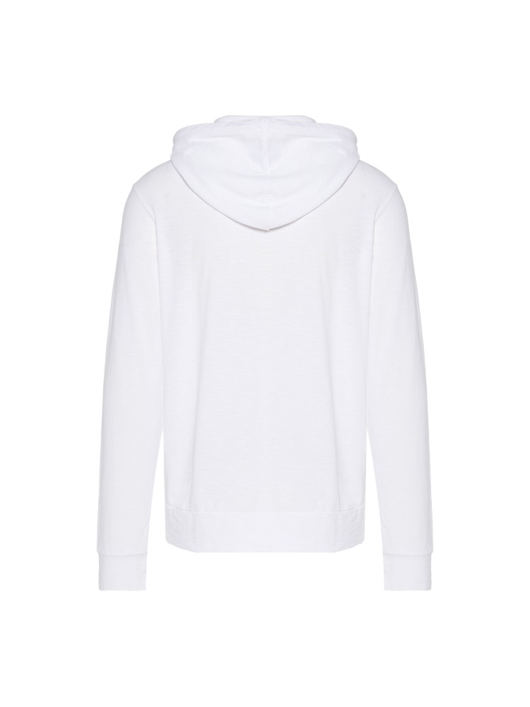 Dirty Laundry λευκή βαμβακερή full ζακέτα σε κανονική γραμμή