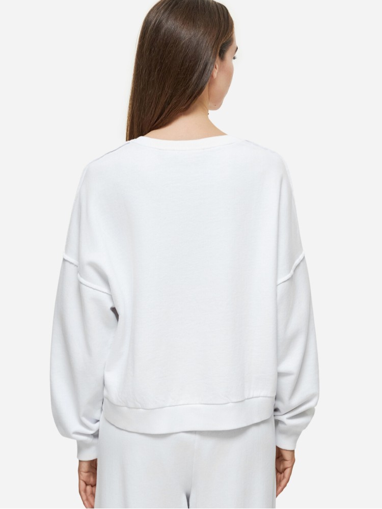 Dirty Laundry white assymetric crewneck sweater