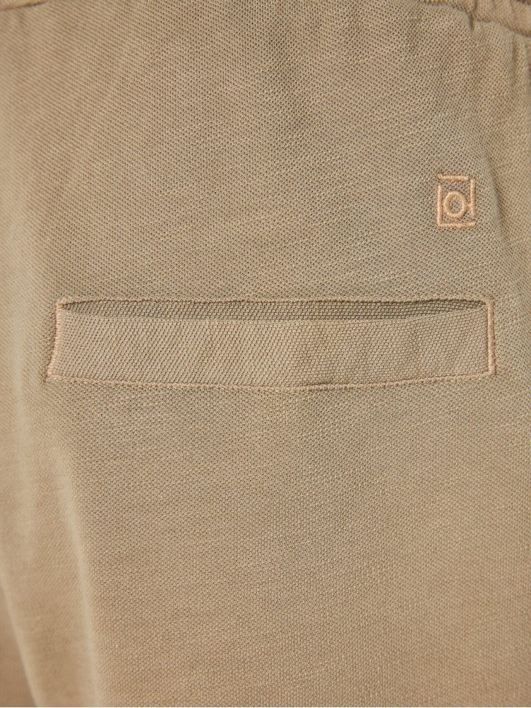 Dirty Laundry taupe pique chino sweatbermuda 