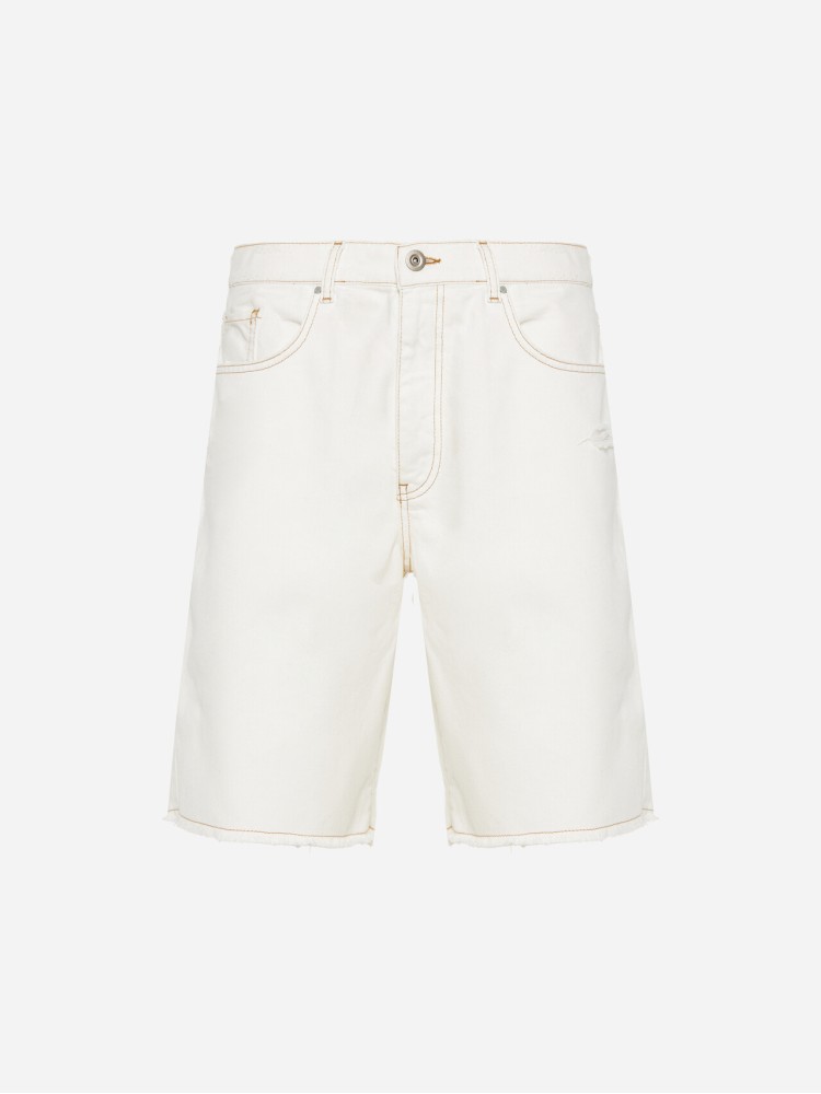 Dirty Laundry off white bull τζιν βερμούδα 