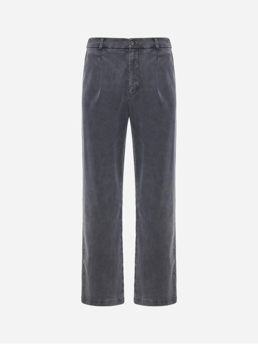Dirty Laundry black pleated relaxed trousers