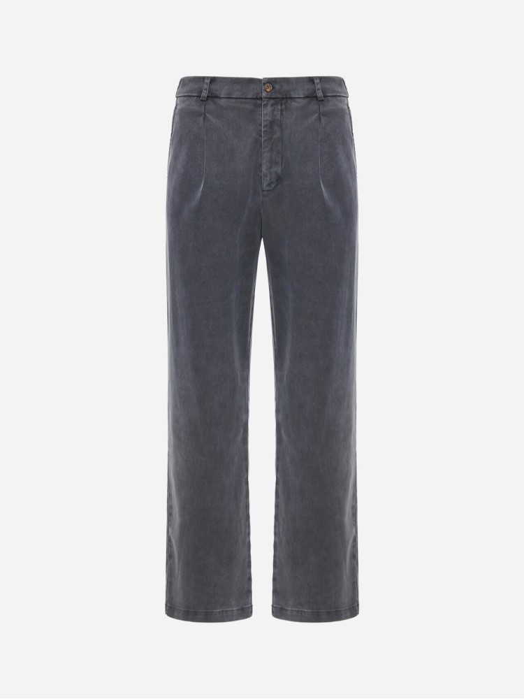 Dirty Laundry black pleated relaxed trousers