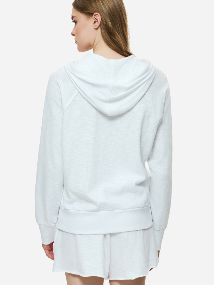 Dirty Laundry white w regular cotton full zip cardigan