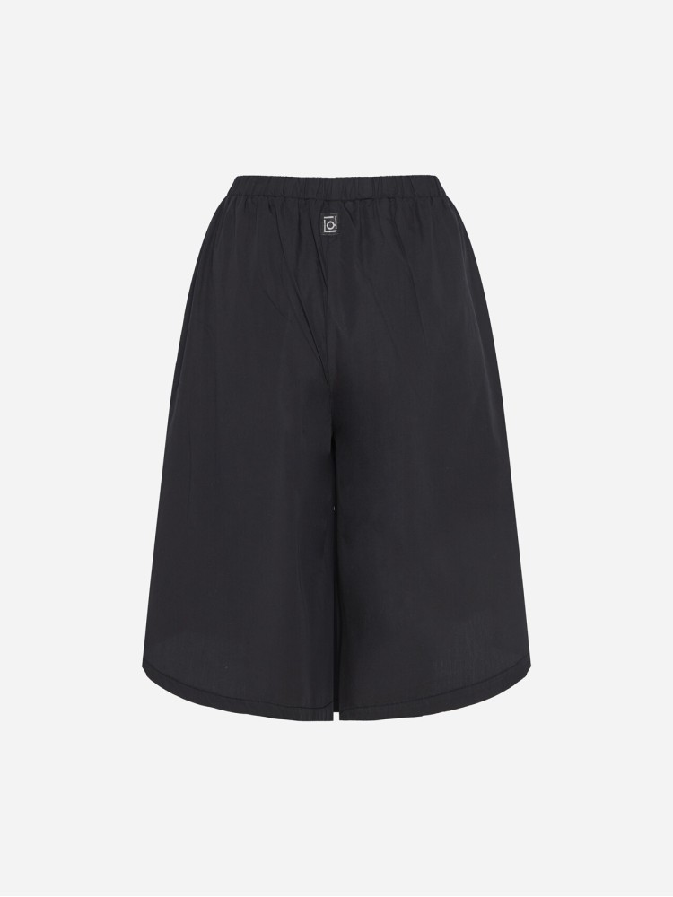 Dirty Laundry μαύρη μακριά βερμούδα