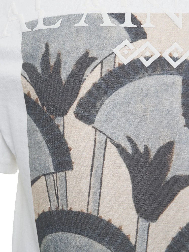 AI Ain άσπρο campanule T-shirt