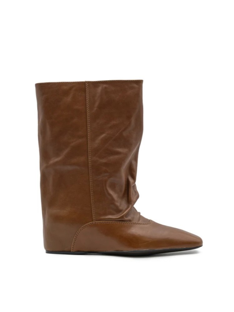 Paloma Barcelo cuio 100% δερμάτινες slip-on μπότες