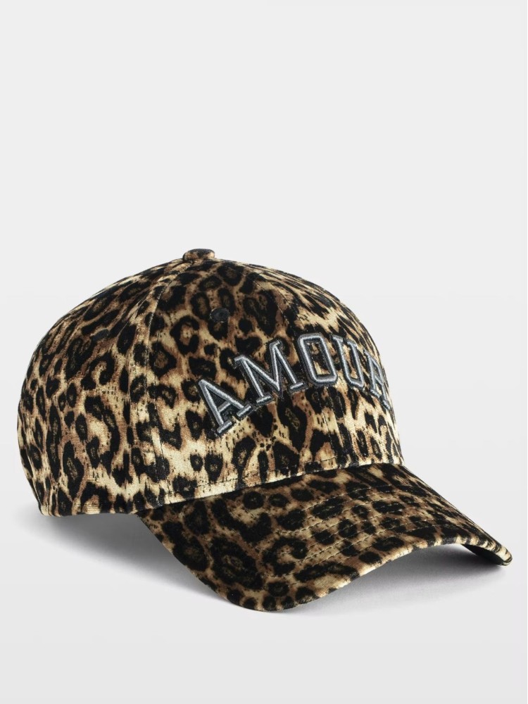 Zadig&Voltaire New Era x Zadig leopard print βελουτέ καπέλο