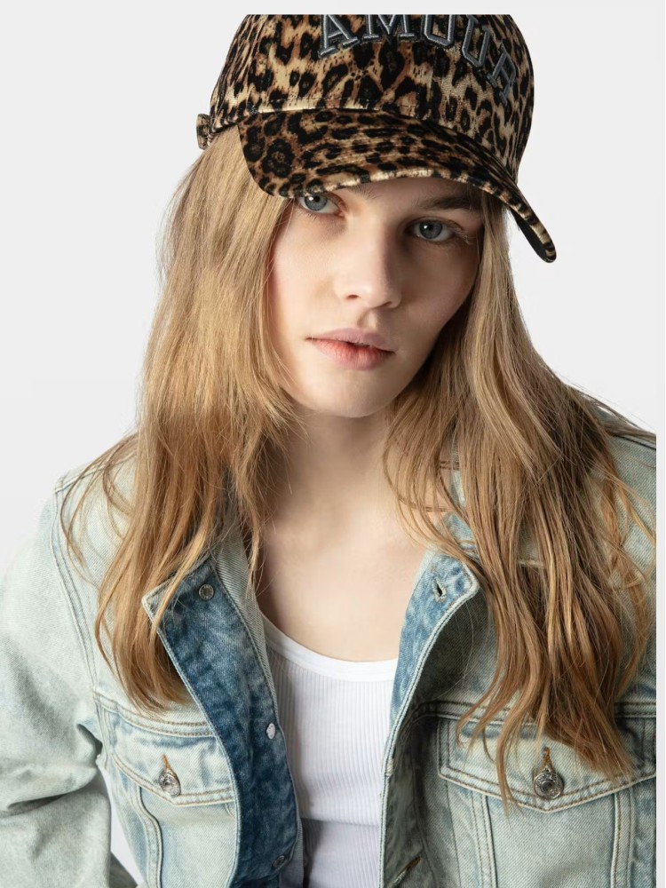 Zadig&Voltaire New Era x Zadig leopard print velvet cap