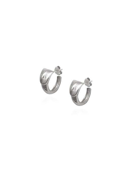 Hermina Inoe silver sterling ζευγάρι hoops