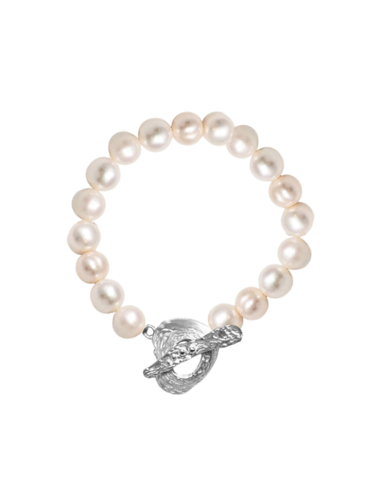 Hermina grace fresh pearls sterling silver βραχιόλι
