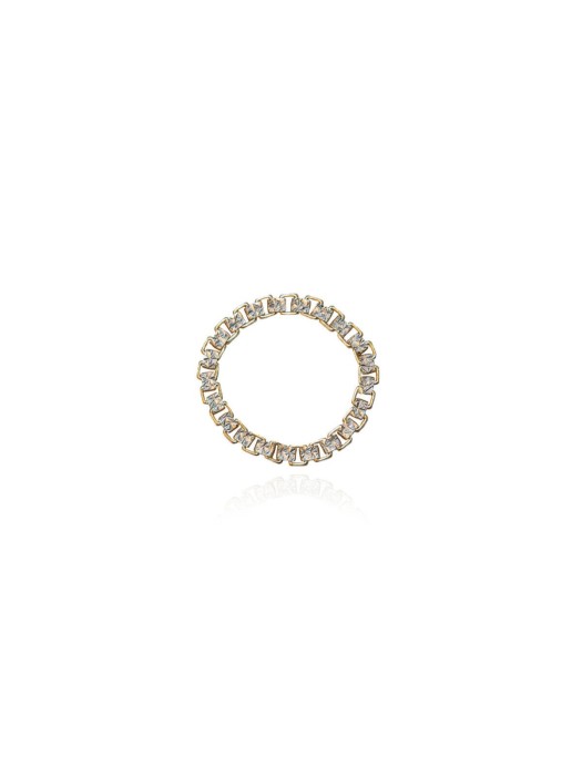 Hermina diamante chain ring