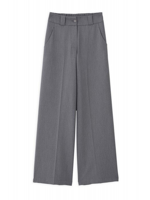Philosophy γκρι wide leg παντελόνι 