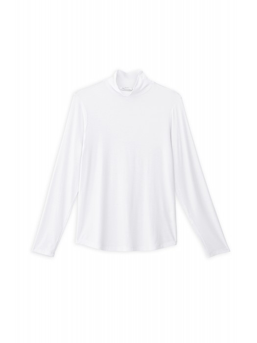Philosophy λευκό lyocell turtleneck top