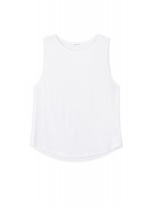 Philosophy άσπρο lyocell cropped top