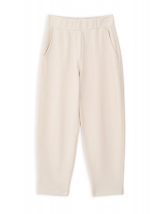 Philosophy ecru futter waffle sweatpants