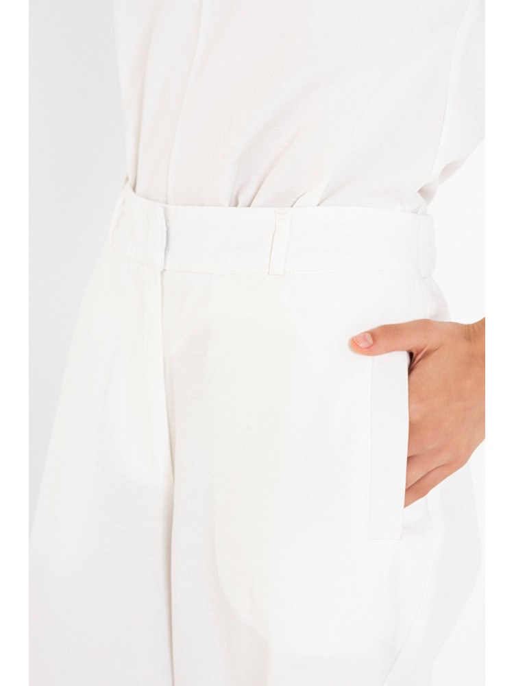 Philosophy off white cotton lyocell jupe culotte