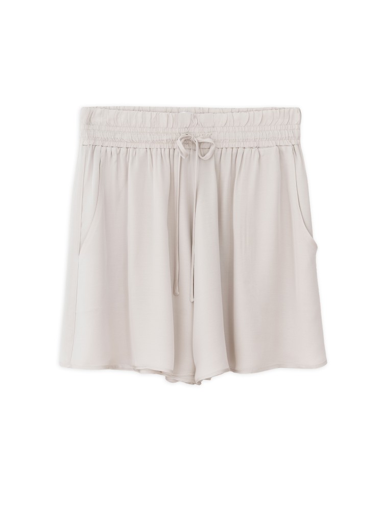 Philosophy dusty white satin fine ecovero shorts