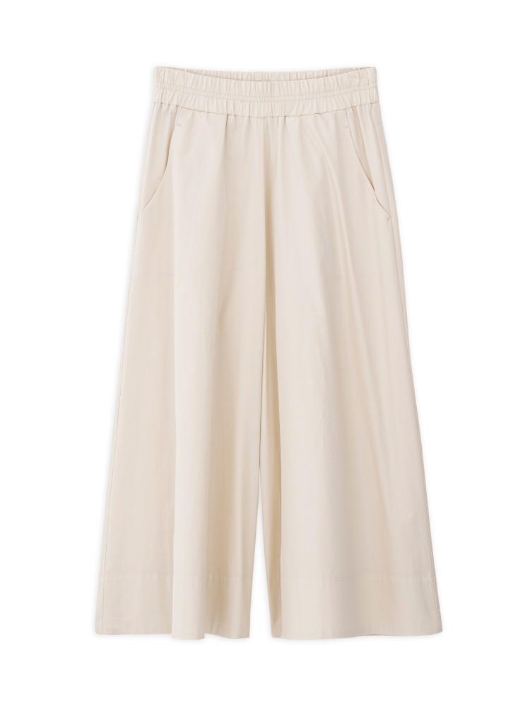 Philosophy creme poplin barrel jupe culotte