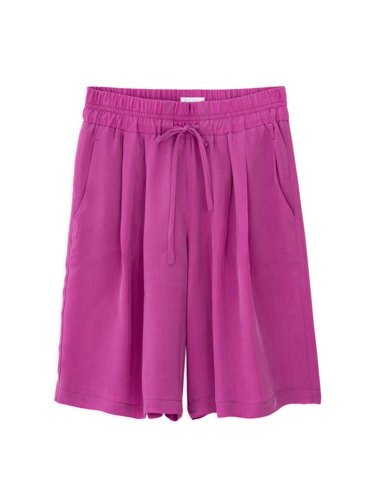 Philosophy pink cupro bermuda shorts