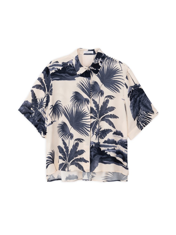 Philosophy printed short-sleeve shirt