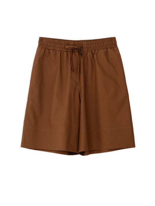 Philosophy brown poplin shorts