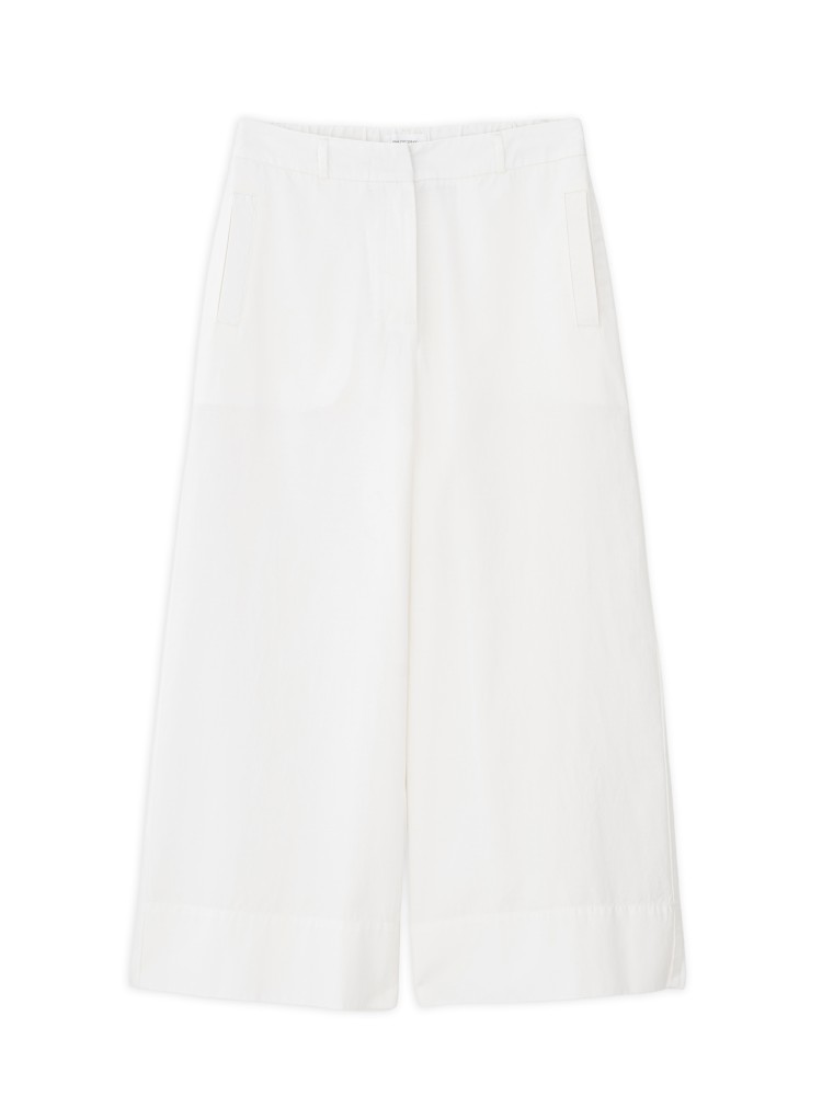 Philosophy off white cotton lyocell jupe culotte