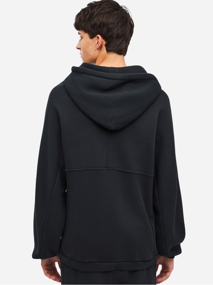 Dirty Laundry vintage black heavy duty fleece βαμβακερή full ζακέτα σε κανονική γραμμή
